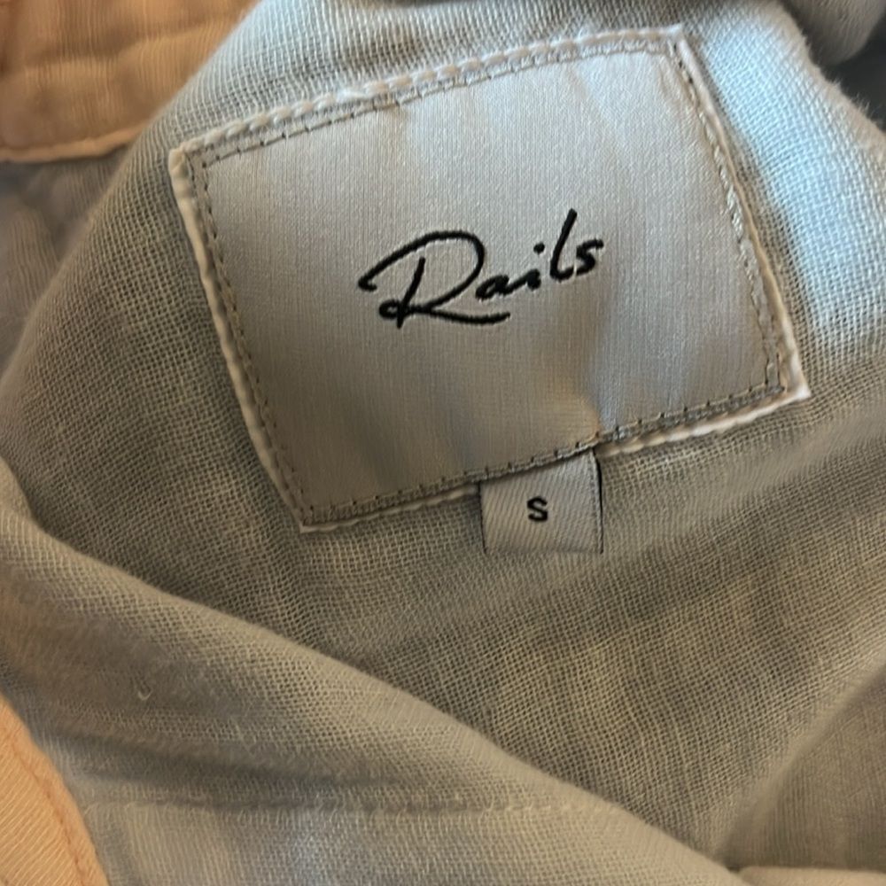 Rails Ellis Bermuda Color Block Button Front Shir… - image 7